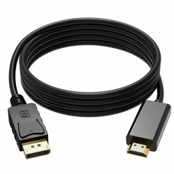 MAXGO 2077 Displayport to Hdmi Kablo Display Port Çevirici Dönüştürücü 1.8 M