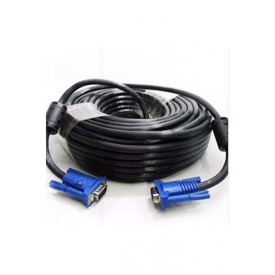 10 Metre VGA Kablo 15 Pin Erkek Erkek Görüntü Kablosu LCD Projeksiyon Ekran Monitör Kasa Bağlantı 10 Metre VGA Kablo 15 Pin Erkek Erkek Görüntü Kablosu LCD Projeksiyon Ekran Monitör Kasa Bağlantı