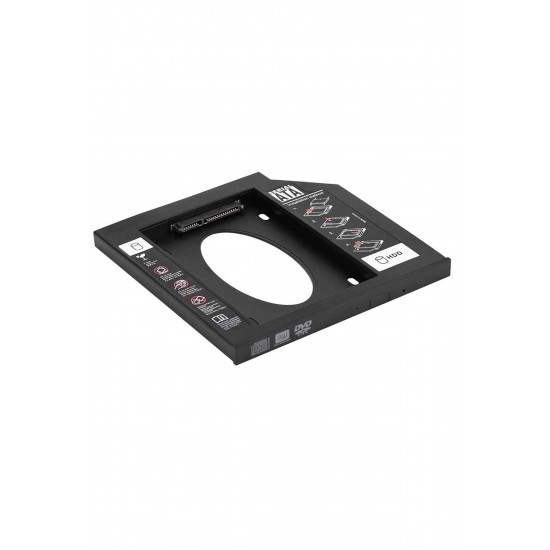 MAXGO 2223 12.7mm Sata Hdd Harddisk Caddy Kızak Kutu Laptop Ssd Notebook Ikinci Hdd Takma