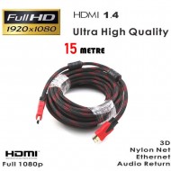 15m Metre Hdmi Kablo Full HD 3D PC Notebook PS3 Uydu Alıcı