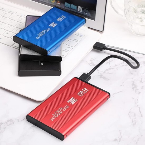 MAXGO 2126k 2.5 Inç Usb 3.0 Sata Harddisk Hdd Kutusu 5 Gbps + Kılıf - Kırmızı Aluminyum Ssd