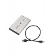 MAXGO 2.5 USB Harici SSD Harddisk HDD Kutusu Sata Hard Disk Harici - Kılıflı - Gümüş MG-2001S
