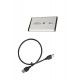 MAXGO 2.5 USB Harici SSD Harddisk HDD Kutusu Sata Hard Disk Harici - Kılıflı - Gümüş MG-2001S