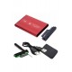 MAXGO 2.5 USB Harici SSD Harddisk HDD Kutusu Sata Hard Disk Harici - Kılıflı - Kırmızı MG-2001R