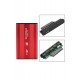 MAXGO 2.5 USB Harici SSD Harddisk HDD Kutusu Sata Hard Disk Harici - Kılıflı - Kırmızı MG-2001R