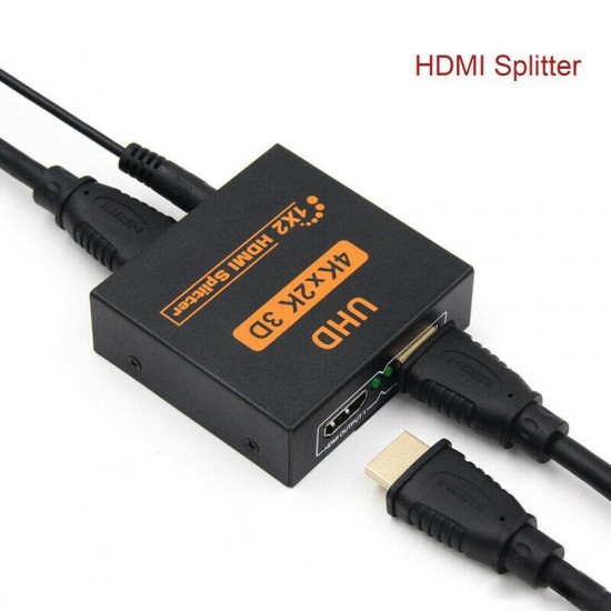 Maxgo 2123 2 Port Hdmi Splitter Çoklayıcı - 4K Çözünürlük 2160P Switch