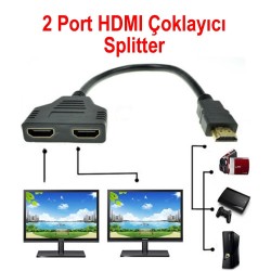 2 PORT Hdmi ÇOKLAYICI Switch BST-2080p Ekran Çoğaltıcı Hub HDMI