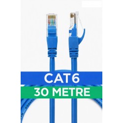 2031 30m Mt Metre Cat6 Internet Kablosu Ethernet Fabrikasyon Rj45
