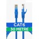 Maxgo 2031 Cat6 30mt Lan Ethernet Kablosu Fabrikasyon Internet Kablo Cat6speed Metre