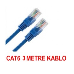 3 Metre Cat6 internet Ethernet Kablosu KABLO Fabrikasyon Rj45 BST-2091p