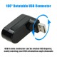 3 PORT 180 DİRSEK USB HUB ÇOĞALTICI ÇOKLAYICI USB 2.0 DİŞİ ÇOKLAMA