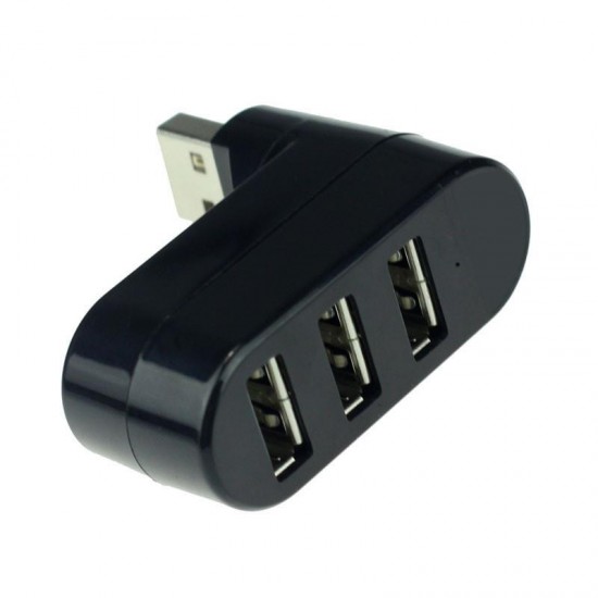 3 PORT 180 DİRSEK USB HUB ÇOĞALTICI ÇOKLAYICI USB 2.0 DİŞİ ÇOKLAMA