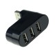 3 PORT 180 DİRSEK USB HUB ÇOĞALTICI ÇOKLAYICI USB 2.0 DİŞİ ÇOKLAMA