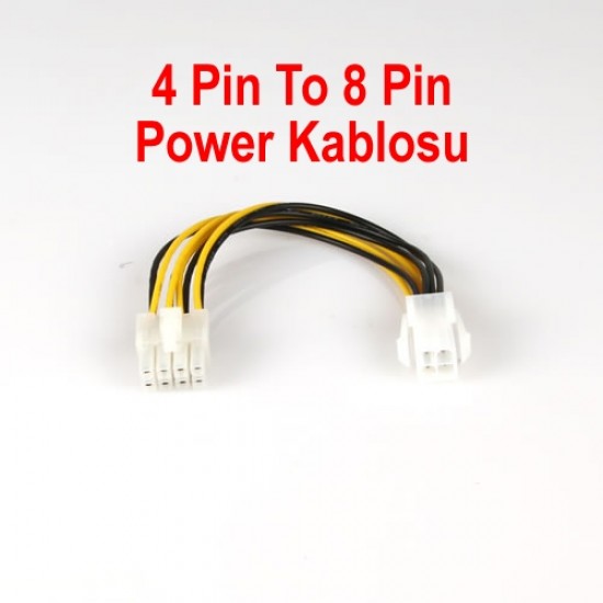 4 PİN TO 8 PiN GÜÇ ÇEVİRİCİ BST-2054p POWER SUPPLY KABLOSU