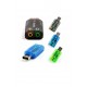 5.1 USB SES KARTI 3D SOUND USB HARİCİ SES KARTI MG-2008p