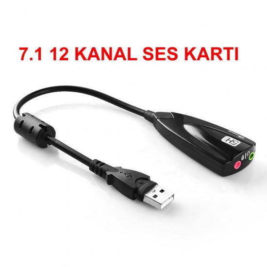 MAXGO 2108 7.1 Usb Ses Kartı 12 Kanal Çevirici Dönüştürücü