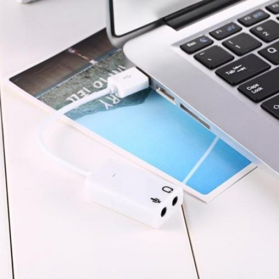 Usb Ses Kartı 7.1 7 Kanal Ses Çevirici BST-2085p Dönüştürücü Adaptör Harici