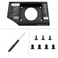 MAXGO 2222 9.5mm Sata Hdd Harddisk Caddy Kızak Kutu Laptop Ssd Notebook Ikinci Hdd Takma