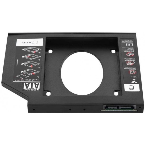 MAXGO 2222 9.5mm Sata Hdd Harddisk Caddy Kızak Kutu Laptop Ssd Notebook Ikinci Hdd Takma