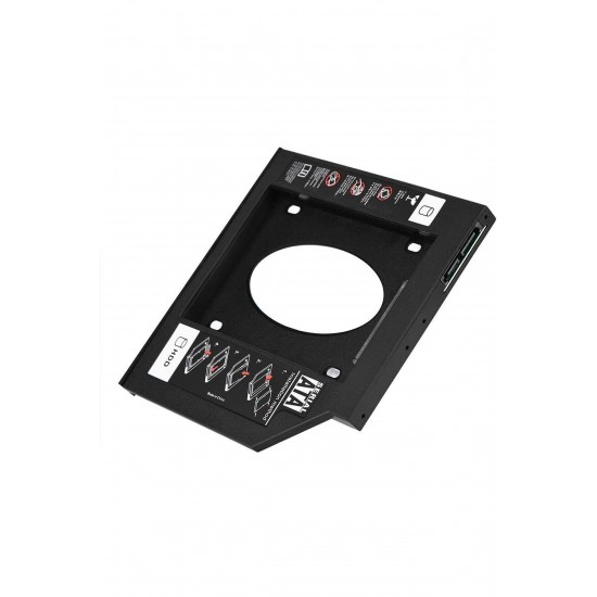 MAXGO 2222 9.5mm Sata Hdd Harddisk Caddy Kızak Kutu Laptop Ssd Notebook Ikinci Hdd Takma