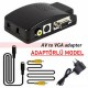 Av Video Rca To Vga Çevirici Dönüştürücü Adaptör svideo VCR Monitor