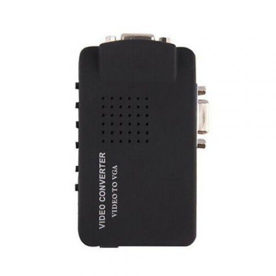 Av Video Rca To Vga Çevirici Dönüştürücü Adaptör svideo VCR Monitor