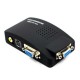 Av Video Rca To Vga Çevirici Dönüştürücü Adaptör svideo VCR Monitor