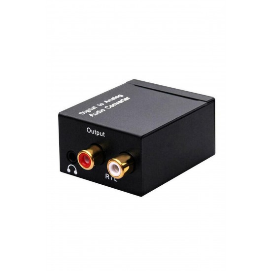 Maxgo 2161 Dijital To Analog 3.5mm Optik Ses Tos Çevirici Dönüştürücü Adaptör