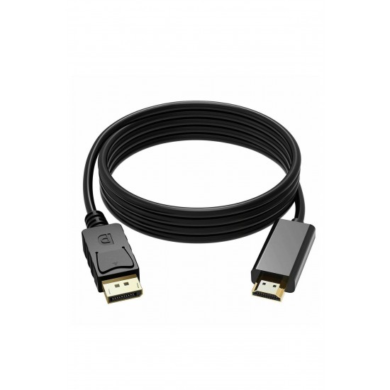 MAXGO Displayport to Hdmi 3 Metre Çevirici Dönüştürücü Kablo