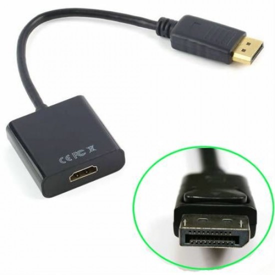 MAXGO 2038 Displayport To HDMI Çevirici Dönüştürücü Adaptör Kablosu