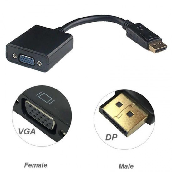 MAXGO 2056 Displayport To Vga Çevirici Adaptör Display Port Dp