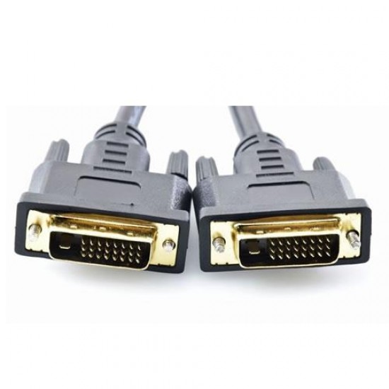 Dvi to Dvi Kablo DVİ 24+1 Çift Filitreli Kablosu 1,5 Metre Görüntü
