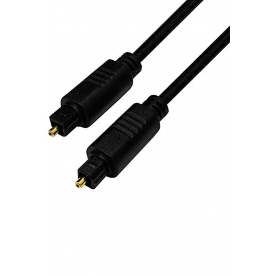 MAXGO 2167 Fiber Optik Ses Kablosu Kablo 0.60M Metre Dijital Altın Uçlu