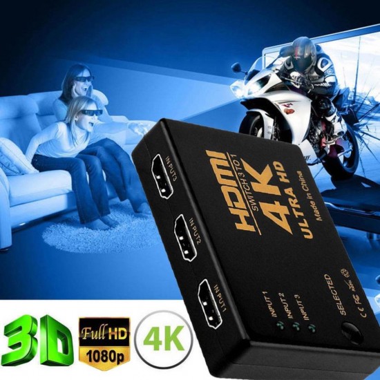 Hdmi ÇOKLAYICI 3 PORT 4K ULTRA HD HDMI Switch Splitter