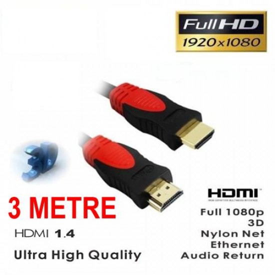 MAXGO 2098 3 Metre 1.kalite 3d 4k Full Hd Hdmi Tv Uydu Alıcısı Kablosu