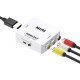 MAXGO 2007 Hdmi To Av Rca Tos Çevirici Dönüştürücü Adaptör Tv Tüplü Televizyon