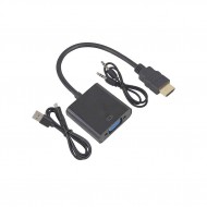 Maxgo 2114 Hdmi To VGA Kablo Çevirici Dönüştürücü Receiver Uydu Ps3 Ps4 Xbox Pc Notebook