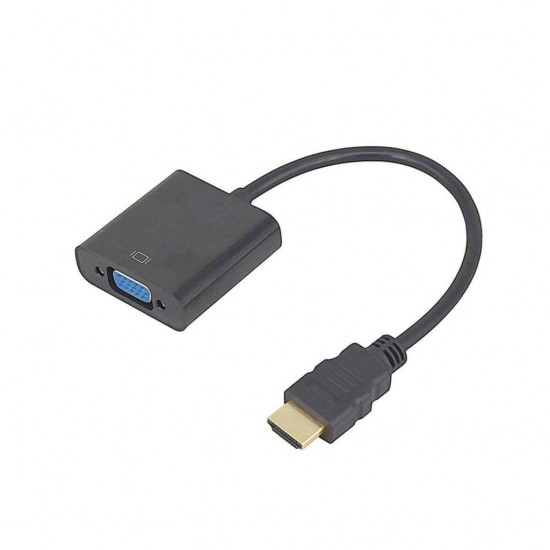 Hdmi to Vga Kablo Çevirici Dönüştürücü Ses Uydu Receiver PS3 PS4 XBOx Raspberry Pi Macbook