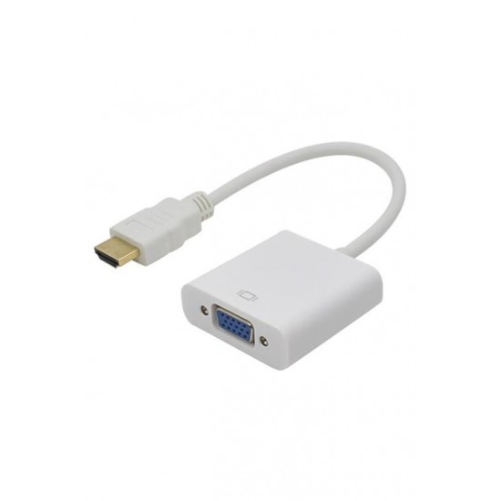 MAXGO 2094 Hdmi to Vga Kablo Çevirici Dönüştürücü Adaptör Görüntü