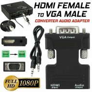 Hdmi to Vga Kablo Çevirici Dönüştürücü Görüntü HDMI MG-2163