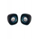 Mini Usb 2.0 Hoparlör 1+1 Ses Sistemi Pc Laptop Notebook Speaker Siyah - Mavi