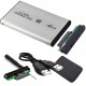 MAXGO 2.5 USB Harici SSD Harddisk HDD Kutusu Sata Hard Disk Harici - Kılıflı - Gümüş MG-2001S