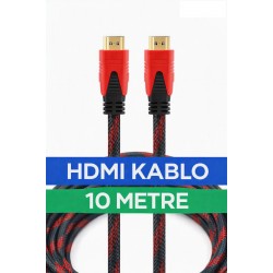 Maxgo 2018 10 Metre Hdmi Kablo 1.kalite 3d 4k Full Hd Hdmi Tv Uydu Alıcısı Kablosu