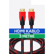 MAXGO 2098 3 Metre Hdmi Kablo 1.kalite 3d 4k Full Hd Hdmi Tv Uydu Alıcısı Kablosu