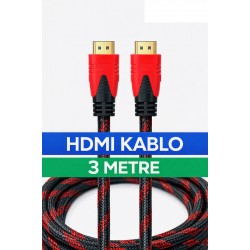 MAXGO 2098 3 Metre Hdmi Kablo 1.kalite 3d 4k Full Hd Hdmi Tv Uydu Alıcısı Kablosu
