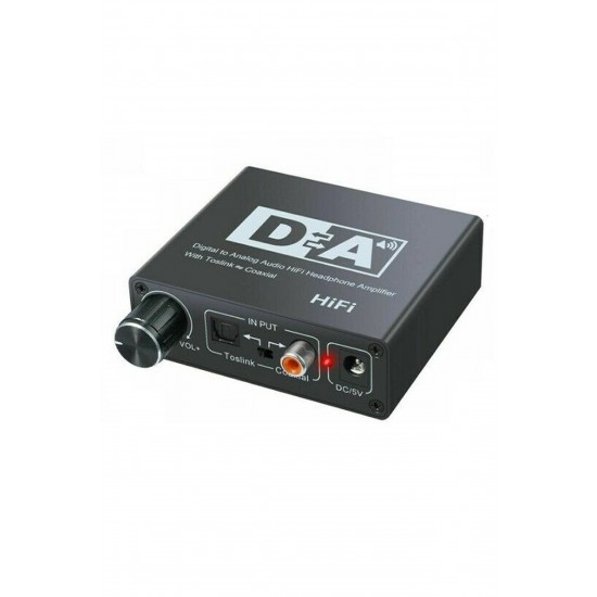 MAXGO 2196 Dijital To Analog Ses Hifi 192khz Dijital Ses Dönüştürücü Adaptör