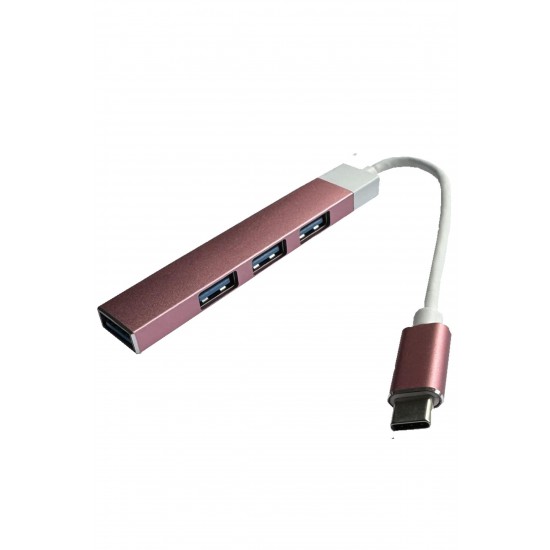 MAXGO 2228 Type-c To Usb Hub 4 Port Çoklayıcı Macbook Ile Uyumlu Çoğaltıcı Ping