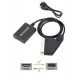 Maxgo 3002 Hdmi to Scart Av Video HD Dönüştürücü Çevirici Kablo Adaptör