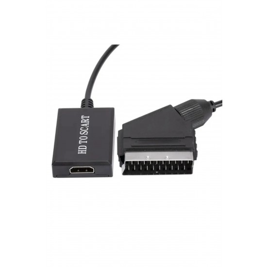 Maxgo 3002 Hdmi to Scart Av Video HD Dönüştürücü Çevirici Kablo Adaptör