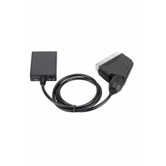 Maxgo 3002 Hdmi to Scart Av Video HD Dönüştürücü Çevirici Kablo Adaptör